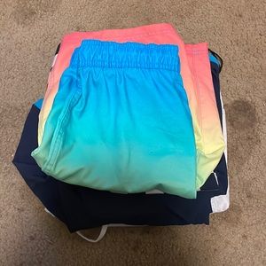 Assorted swim trunks